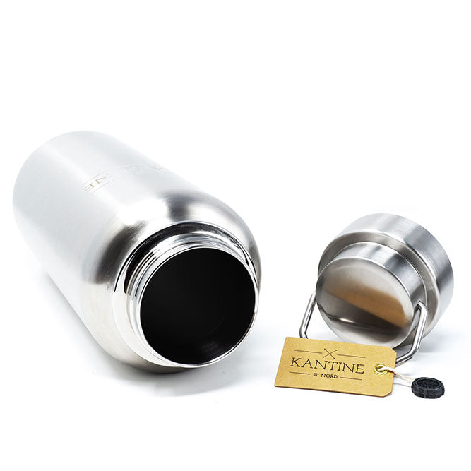 Milkman Isolierflasche 1000ml Doppelwandig Edelstahl Mit Vakuumisolierung Thermosflasche