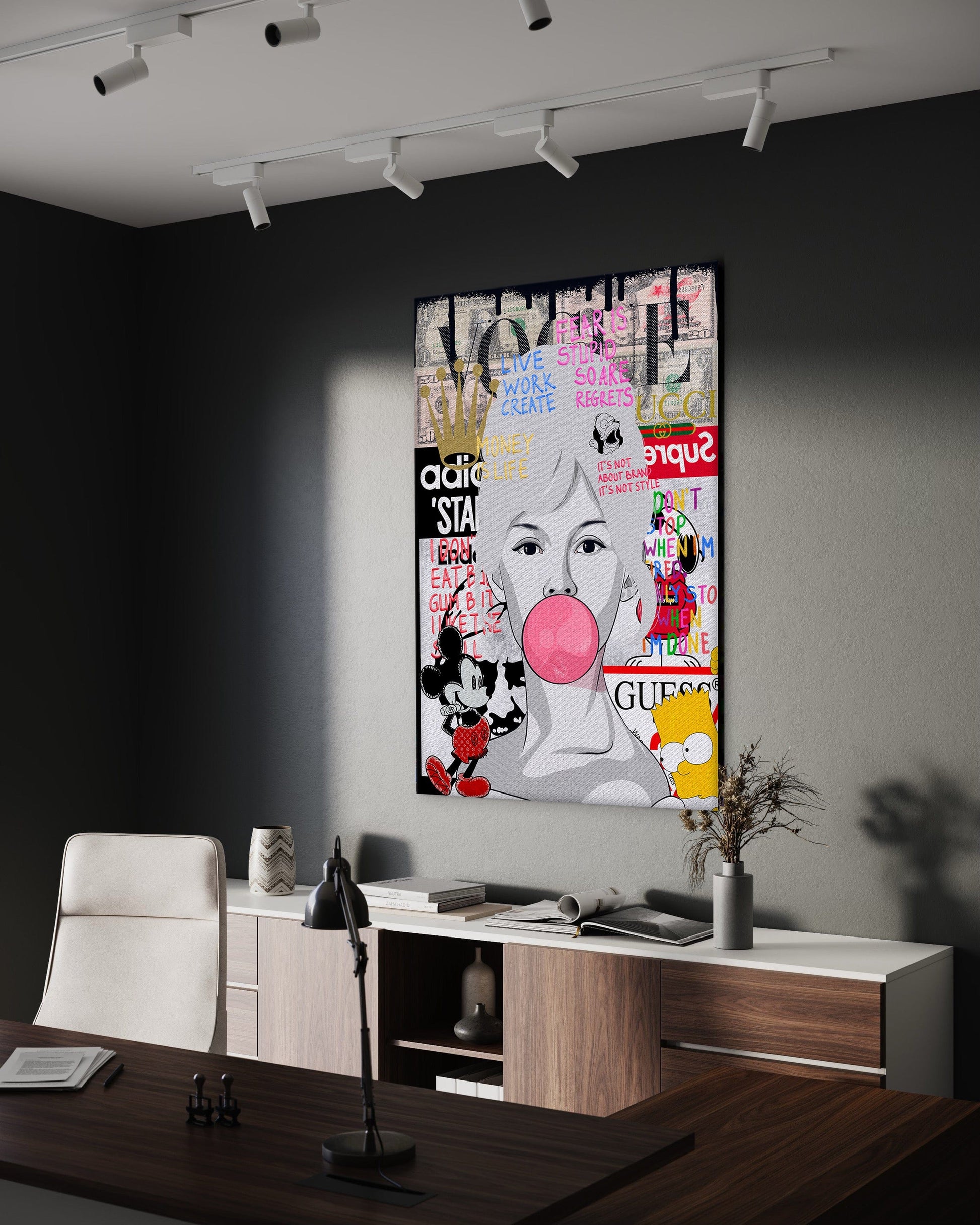 Brigitte Bardot - Leinwandbild Pop Art by SimpleCanvas