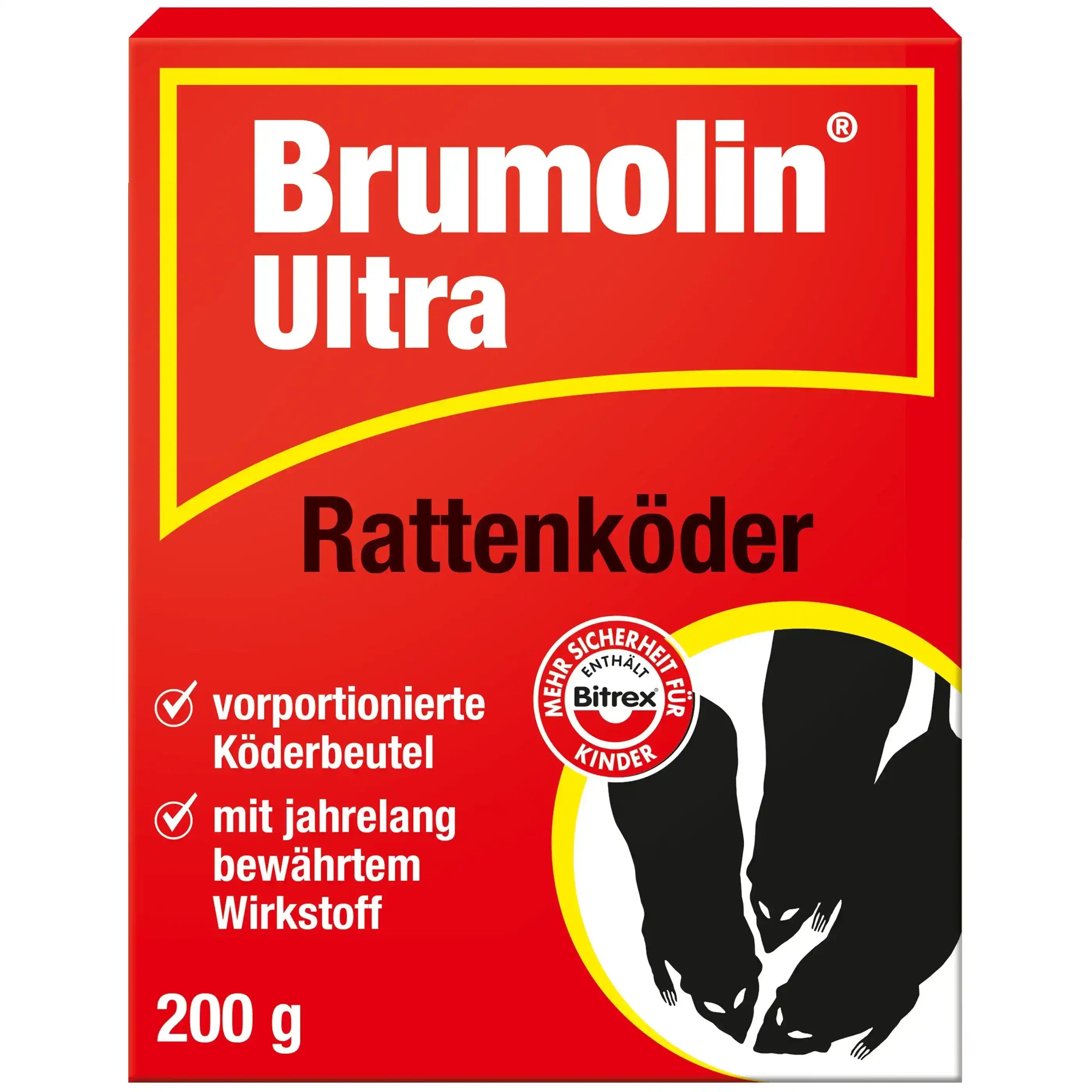 Brumolin Ultra Rattenköder 200 g - Ratte