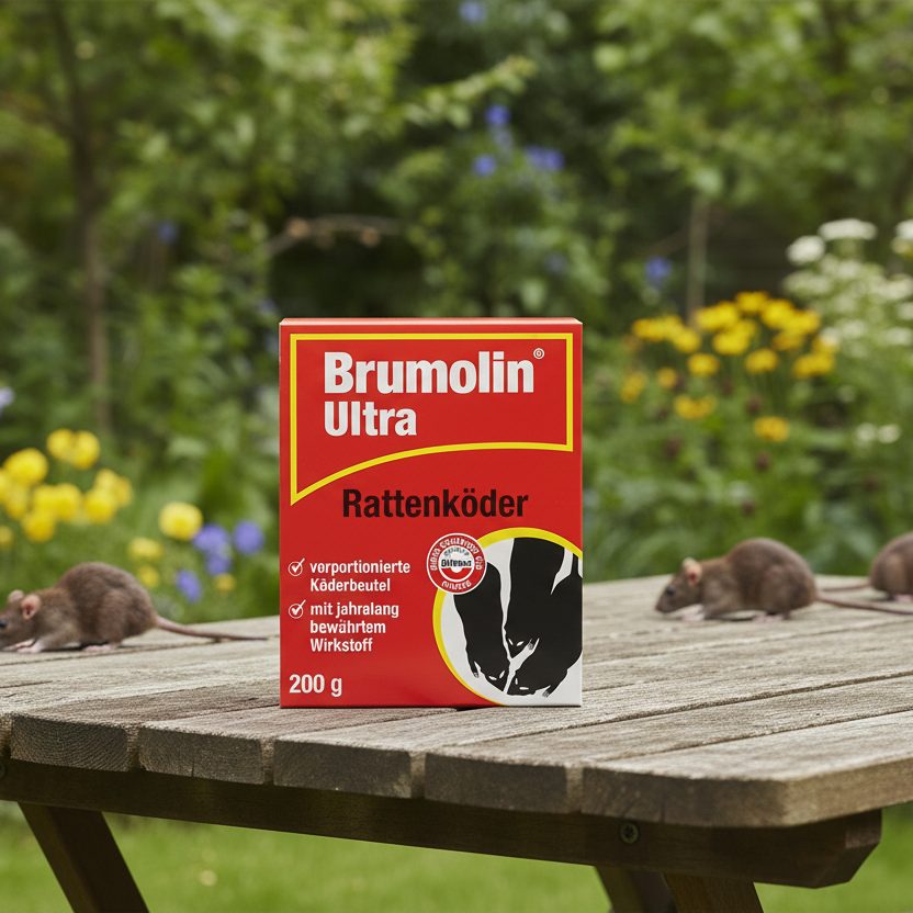 Brumolin Ultra Rattenköder 200 g - Ratte