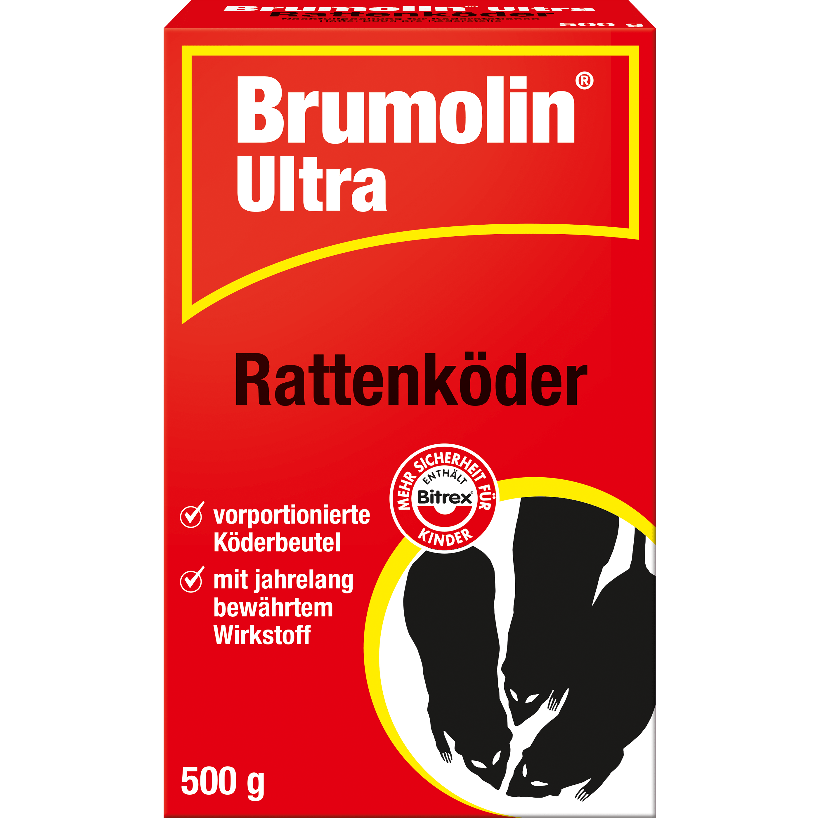 Brumolin Ultra Rattenköder 500 g - Ratte