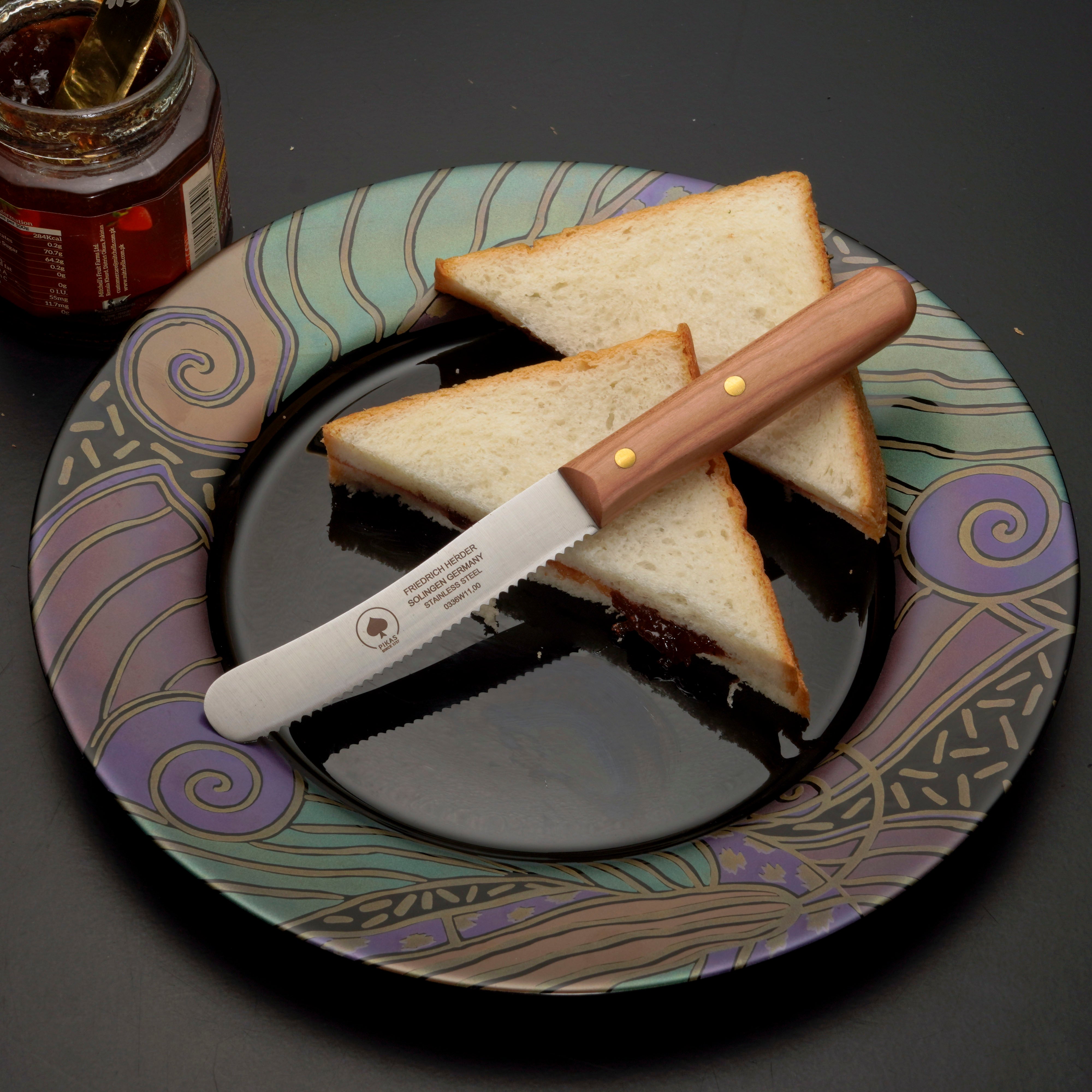 Buckelsmesser Frühstücksmesser Pikas Handgefertigt In Traditioneller Und Moderner Schleiftechnik Für Anhaltende Schärfe