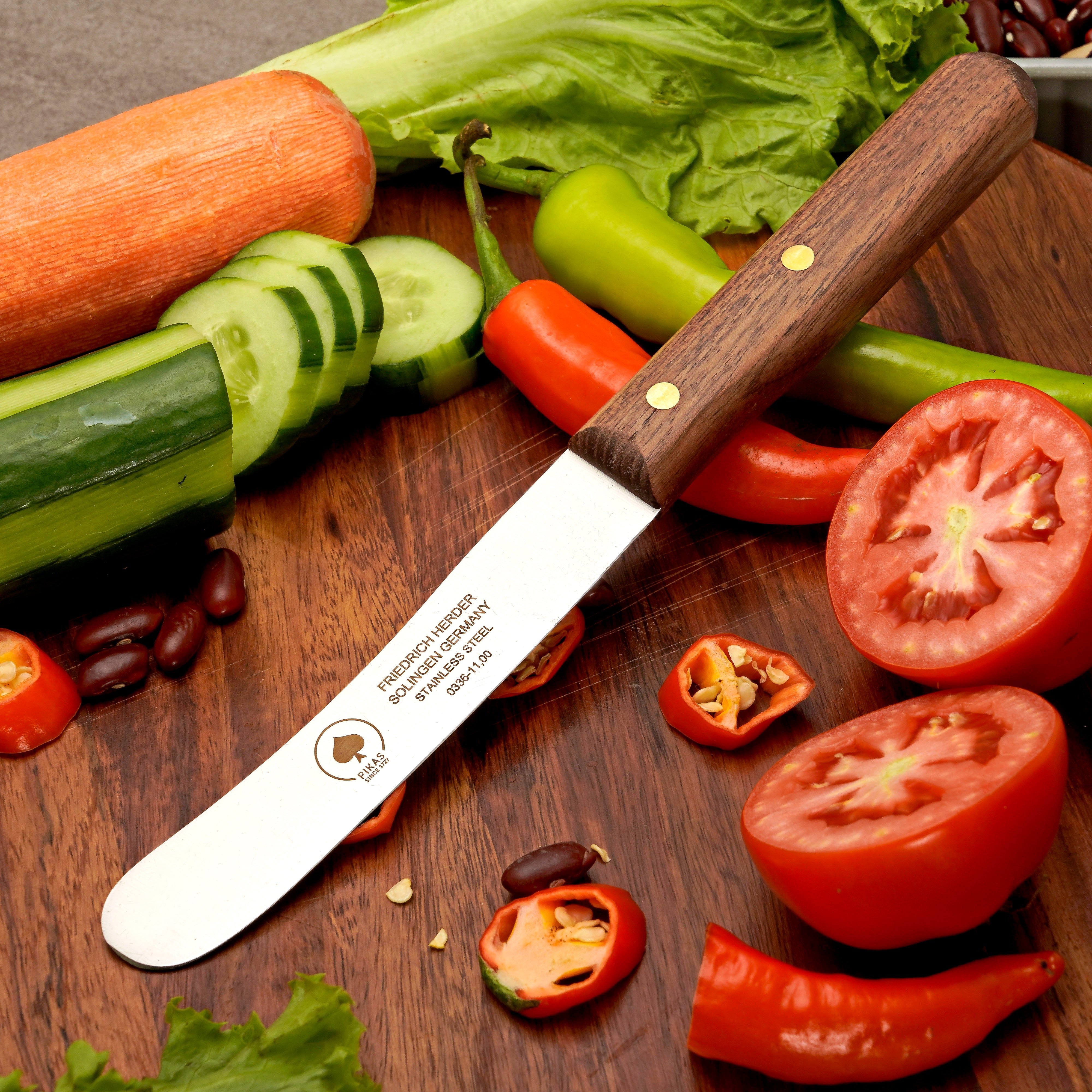 Buckelsmesser Frühstücksmesser Pikas Handgefertigt In Traditioneller Und Moderner Schleiftechnik Für Anhaltende Schärfe