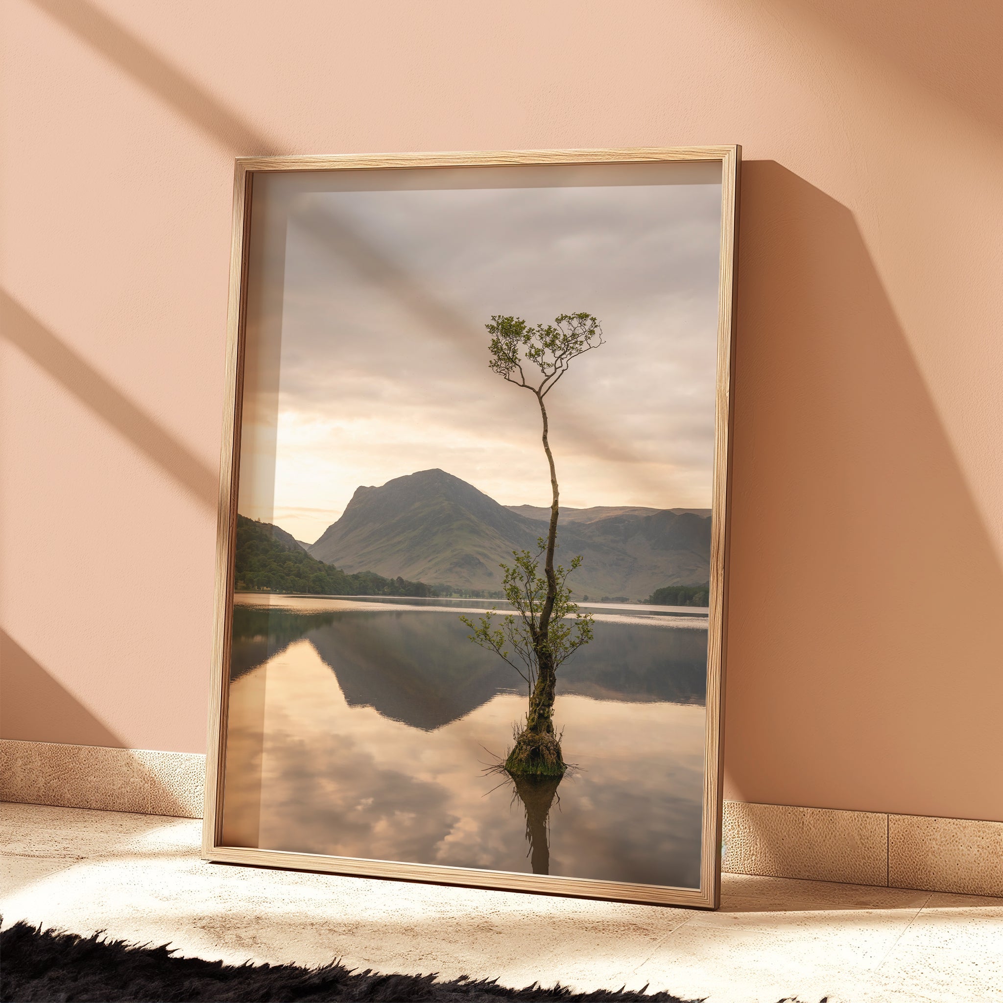 Buttermere Lone Tree – Lake District Wall Art Print