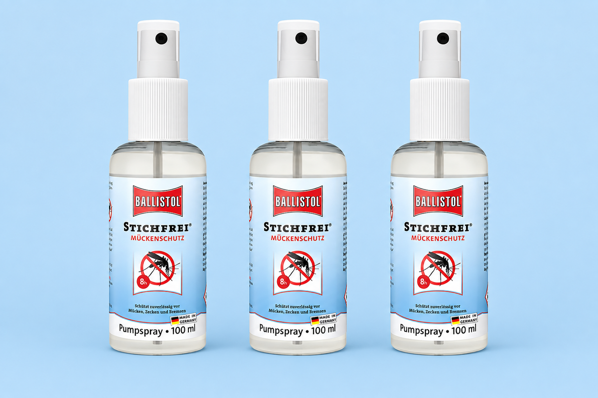 STICHFREI PUMPSPRAY - Insektenschutz Mücken Zecken Bremsen 3 x 100 ml