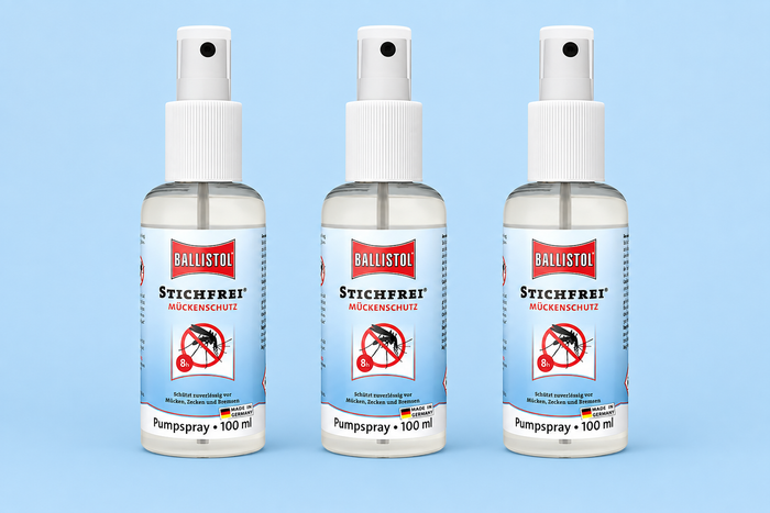 STICHFREI PUMPSPRAY - Insektenschutz Mücken Zecken Bremsen 3 x 100 ml