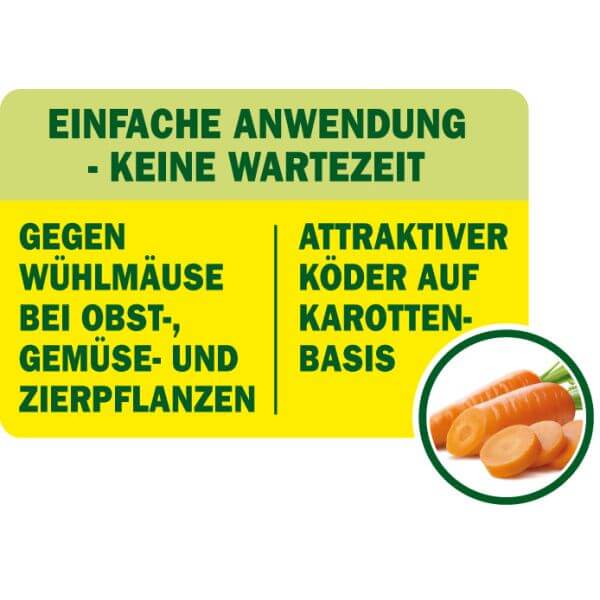SUBSTRAL® Celaflor® Wühlmausköder Arrex 100 g