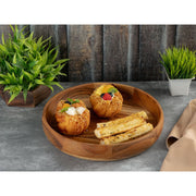 Holzschale - Deko Schale - Obstschale - Holz ø30cm - lebensmittelecht - Akazie massiv