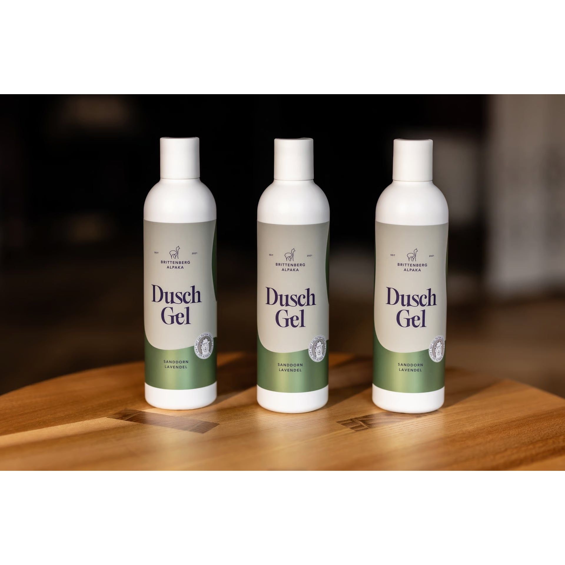 Brittenberg Alpaka - Dusch Gel - Sanddorn - mit Keratin aus Alpakawolle