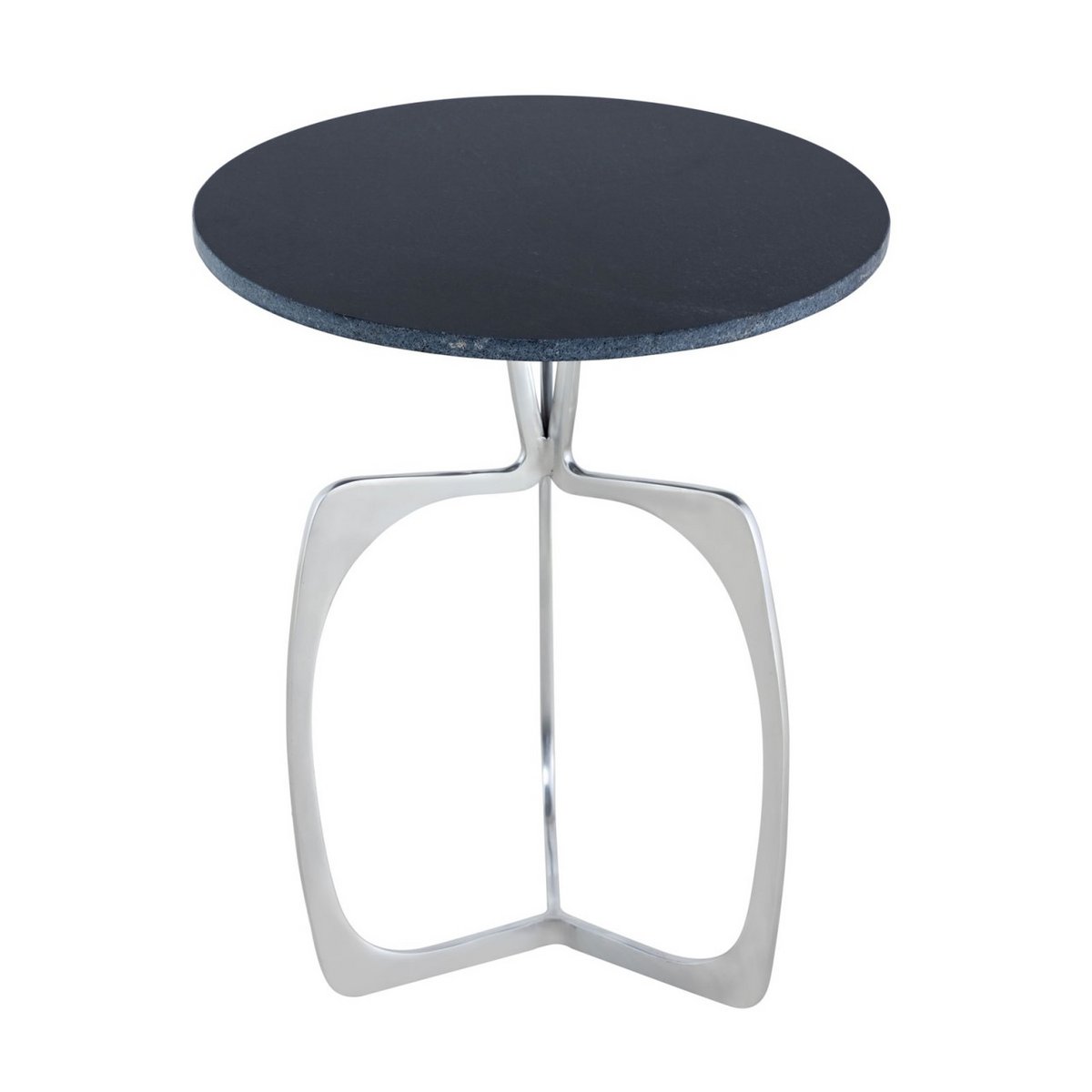 Beistelltisch - Metall rund ø 45 x 56 cm - Dekotisch - Marmor - Sohoo