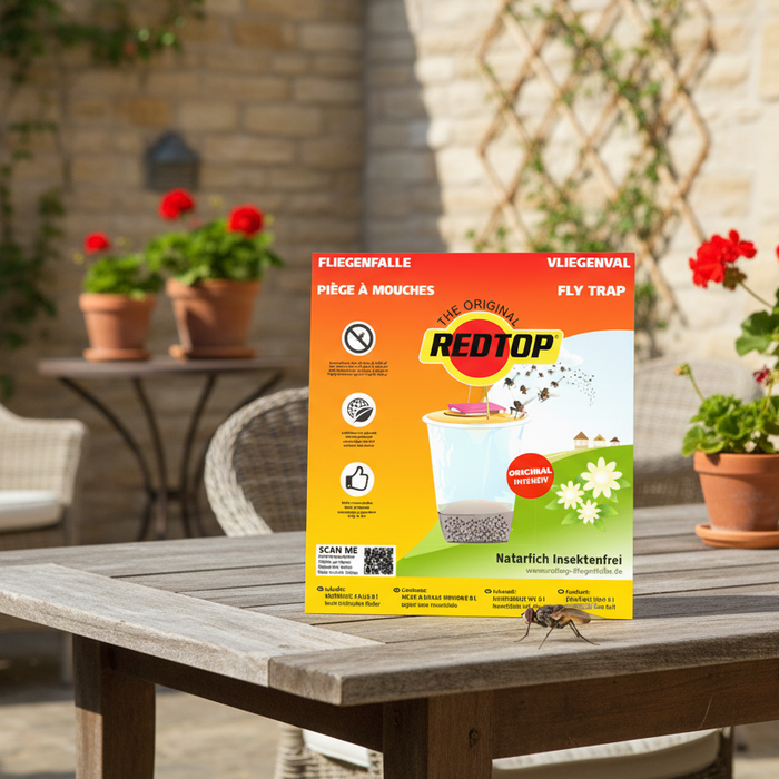 REDTOP® Fliegenfalle L 3 l (Einwegmodell)