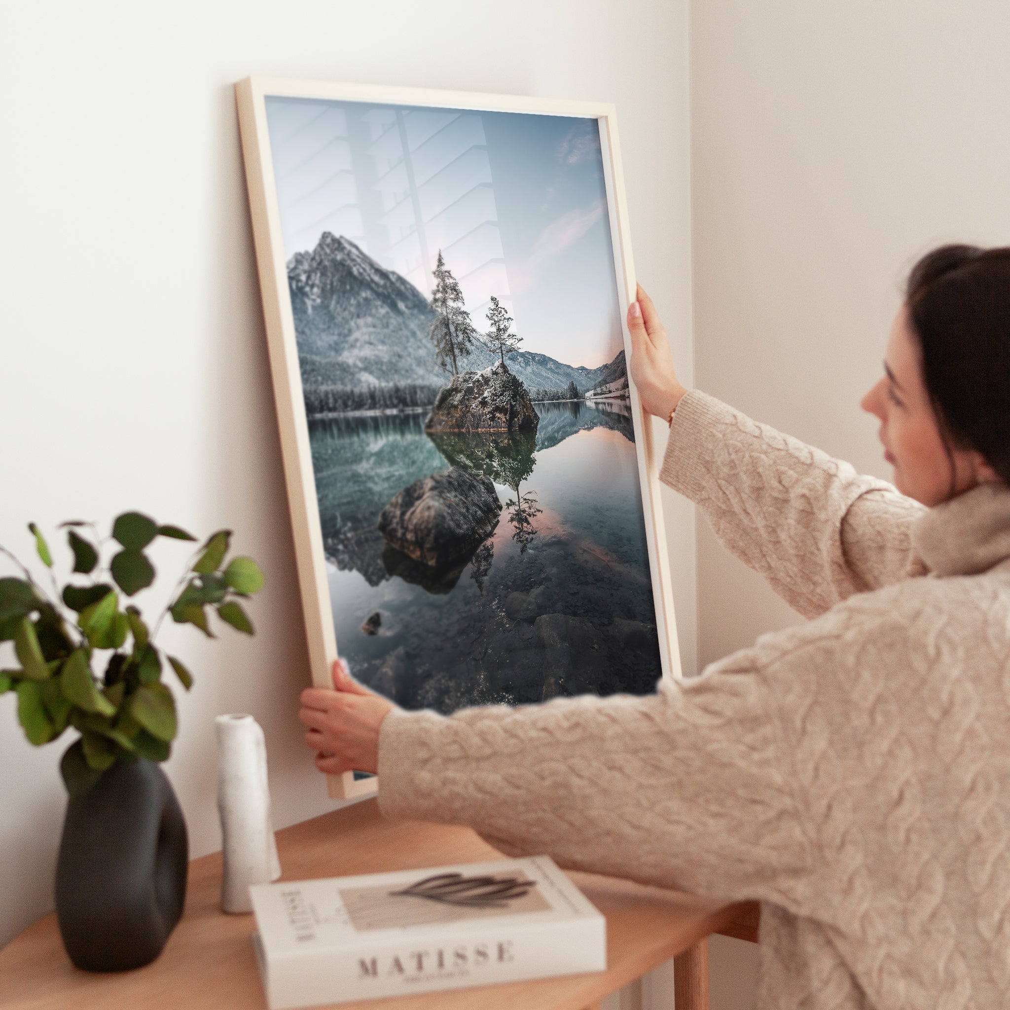 Hintersee Lake Print – Bavarian Alps Wall Art Photography