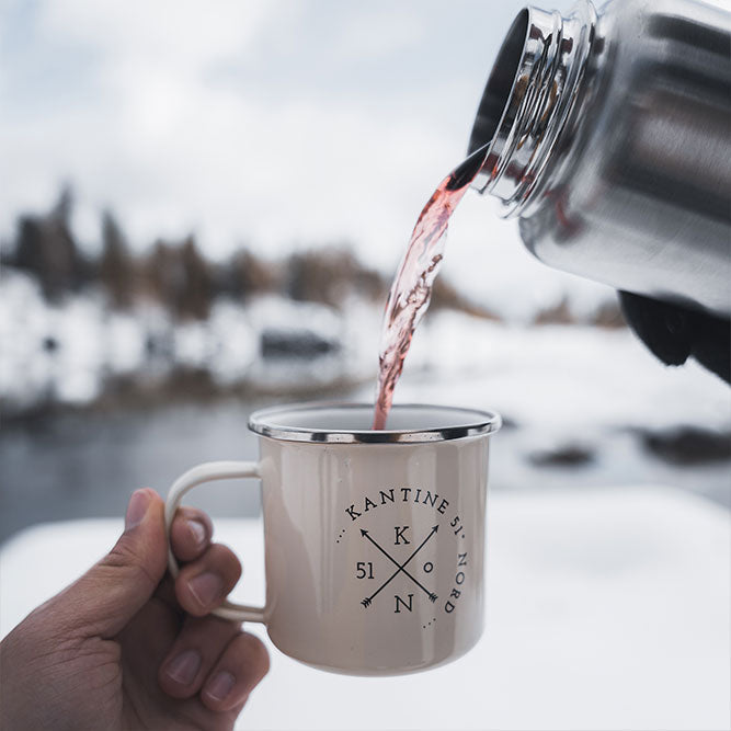 Emaille Tasse 450 Milliliter Camping Outdoor Becher Ultraleicht Robust Ideal Für Wanderung Festival