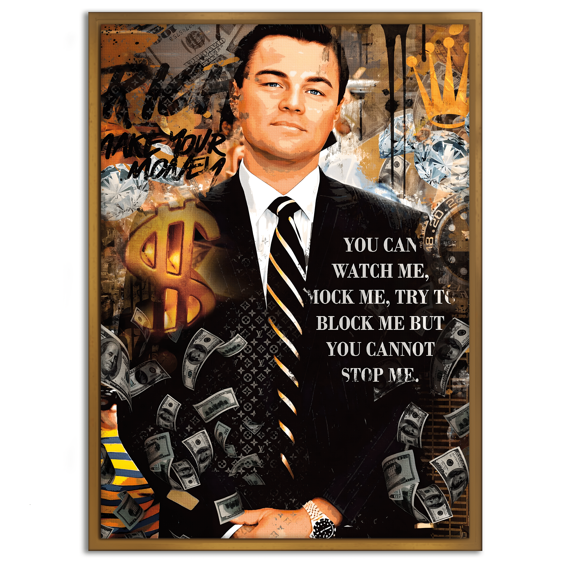 Can't stop me - Leinwandbild Pop Art / Motivation