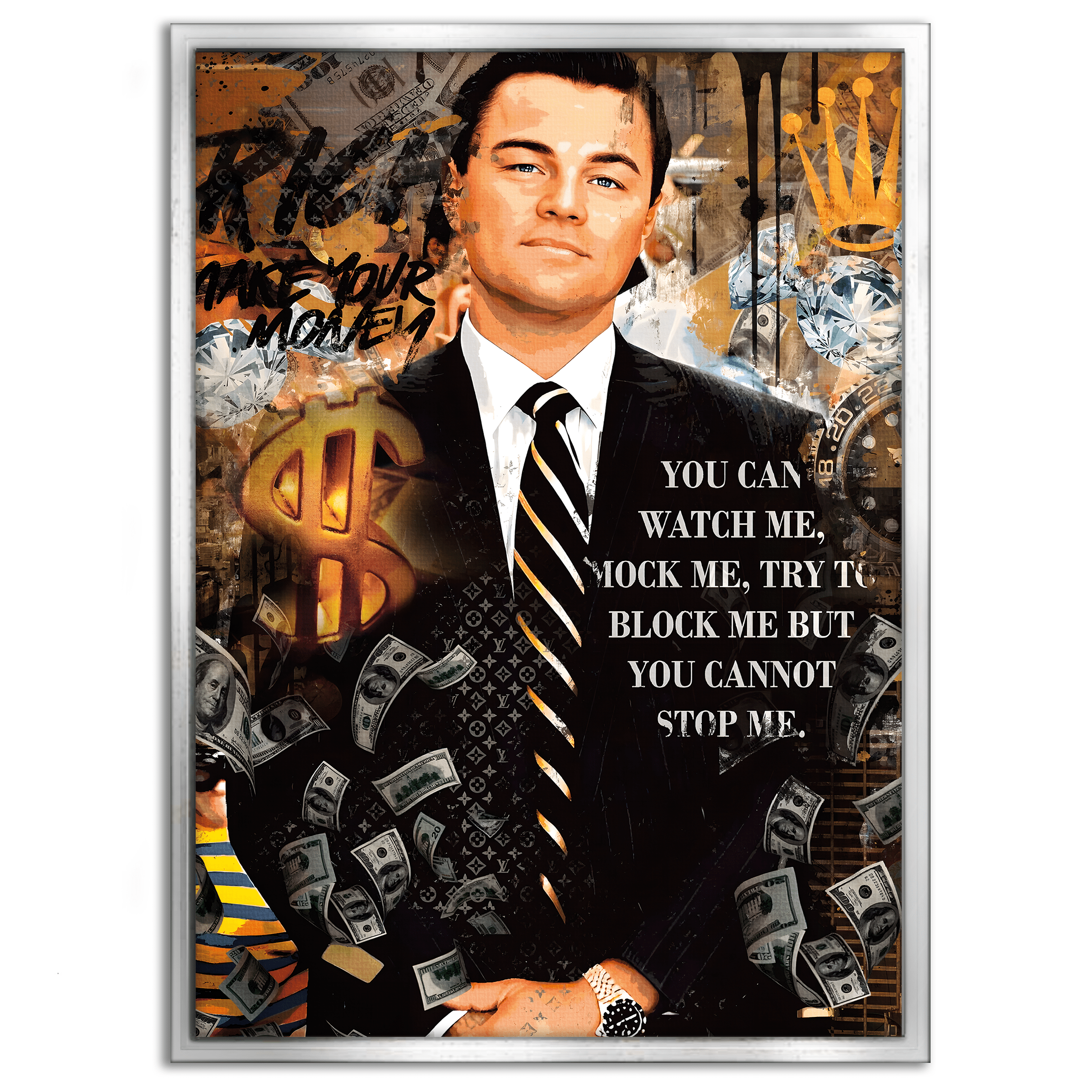 Can't stop me - Leinwandbild Pop Art / Motivation