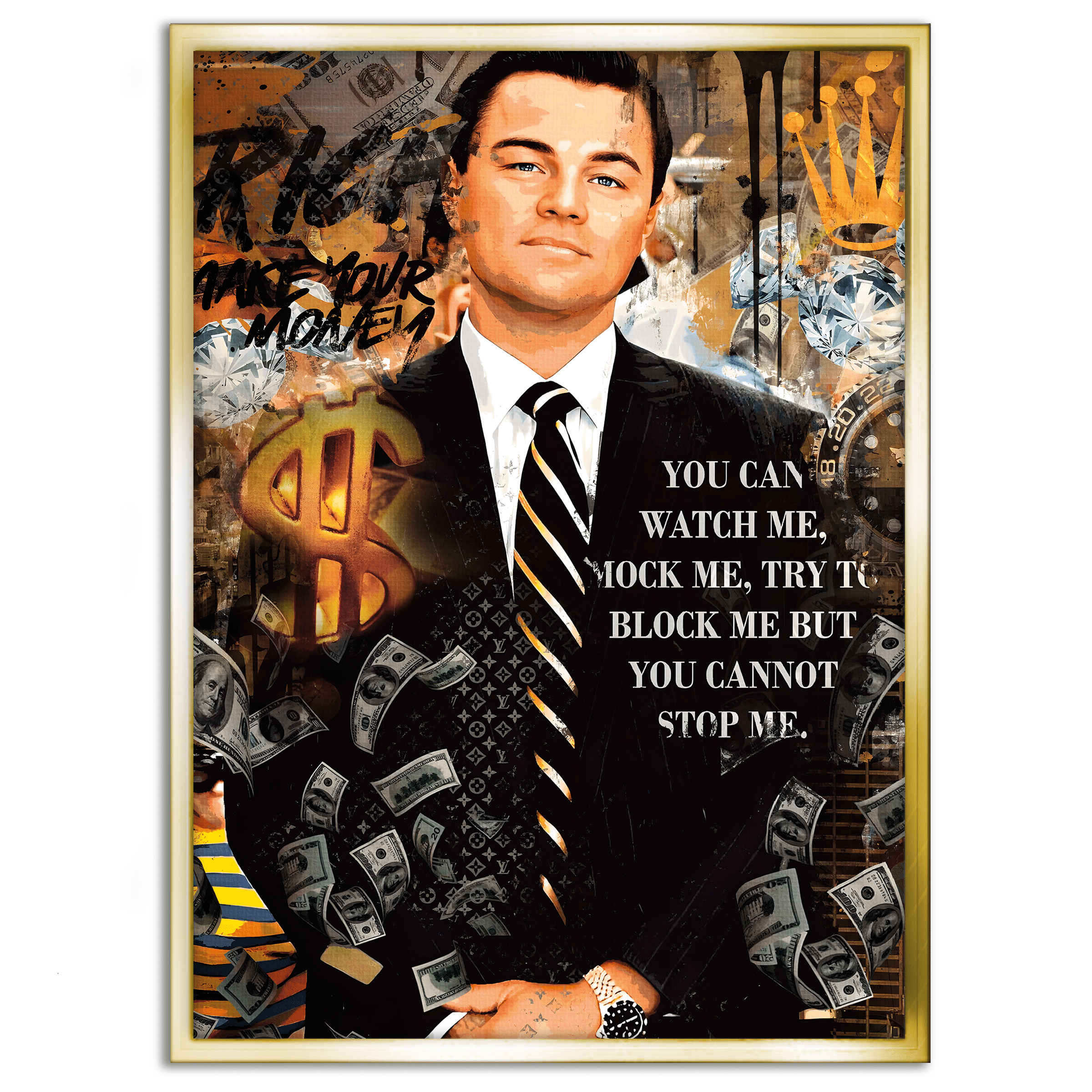 Can't stop me - Leinwandbild Pop Art / Motivation