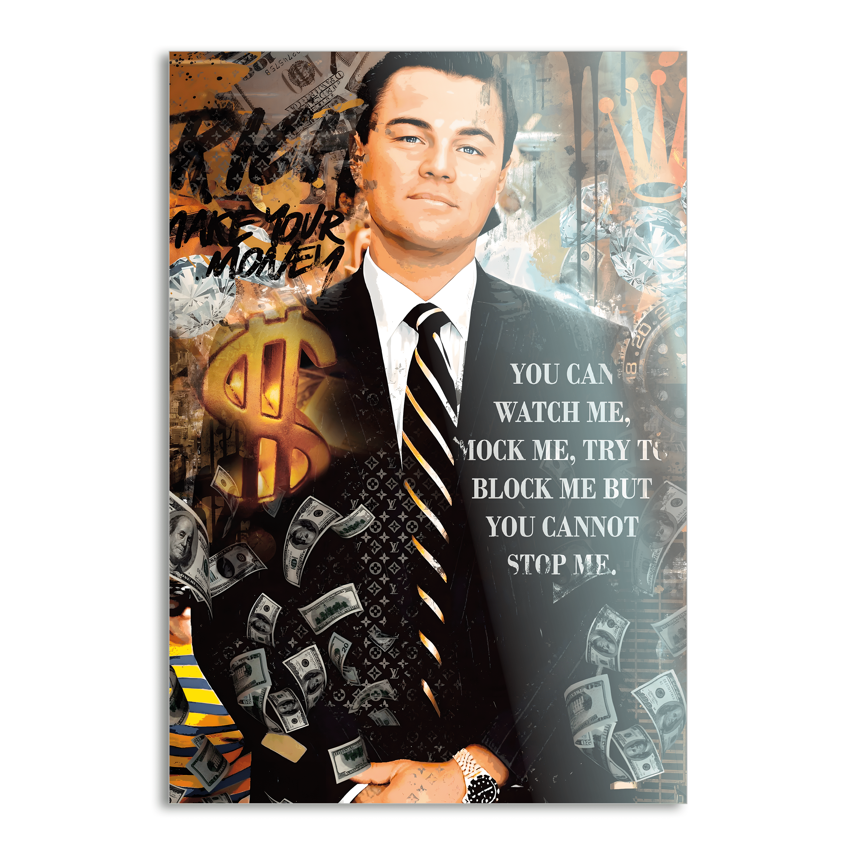 Can't stop me - Leinwandbild Pop Art / Motivation