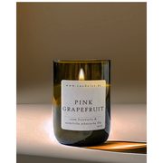 Pink Grapefruit Duftkerze Candelae Handgefertigt Aus 100 Prozent Sojawachs Mit Ätherischem Grapefruitöl Im Glas