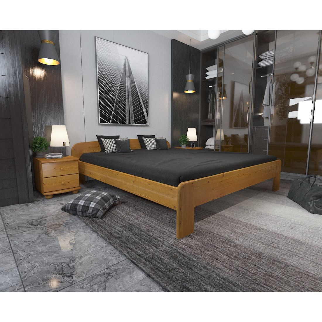 Claudia Kieferbett | Massivholz | Naturholz | 100% Bio-Bett