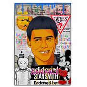 Carrey - Leinwandbild Pop Art by SimpleCanvas