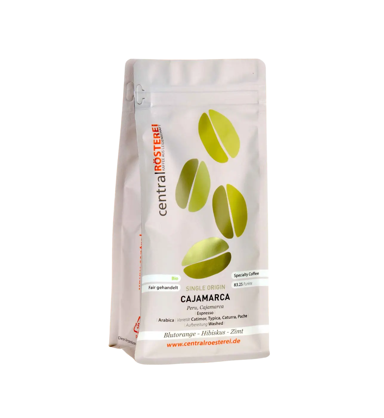 CentralRösterei Cajamarca Peru Fruchtig Würzig Komplex 100 Prozent Arabica Specialty Coffee Beerenaroma Lakritznuancen