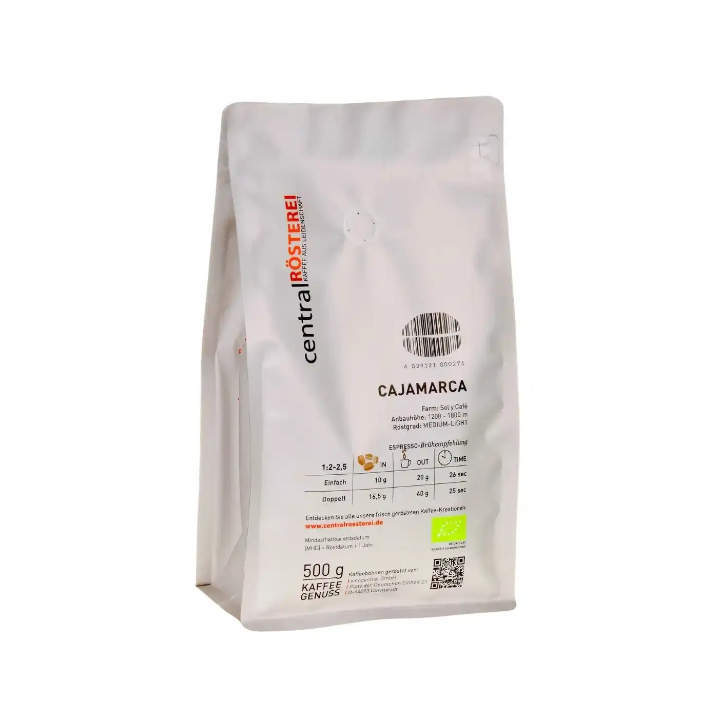 CentralRösterei Cajamarca Peru Fruchtig Würzig Komplex 100 Prozent Arabica Specialty Coffee Beerenaroma Lakritznuancen by RoasterGang