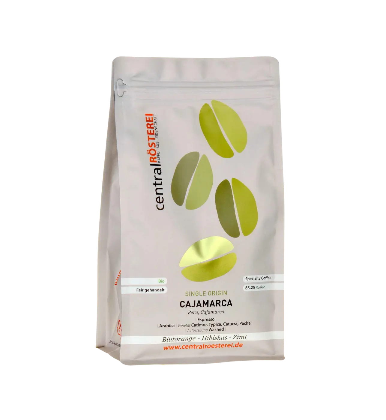 CentralRösterei Cajamarca Peru Fruchtig Würzig Komplex 100 Prozent Arabica Specialty Coffee Beerenaroma Lakritznuancen