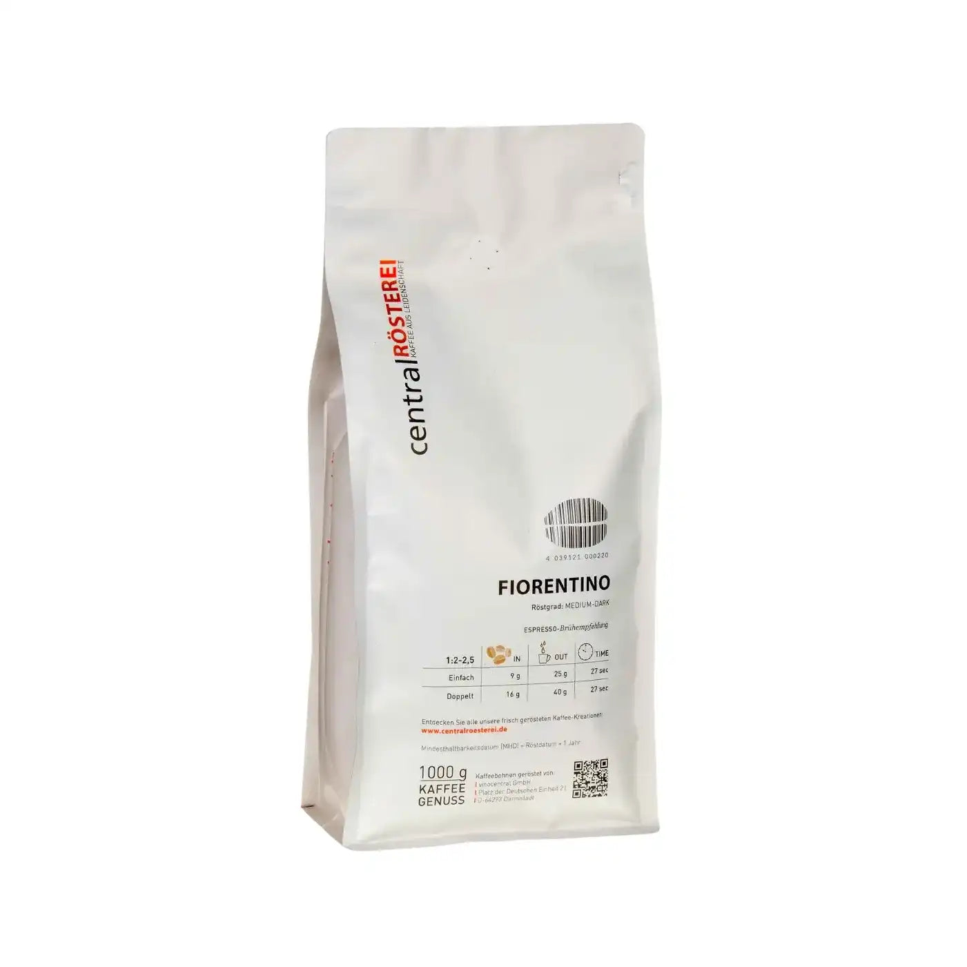 Fiorentino Von CentralRösterei Eine Elegante Arabica Robusta Kaffee Mischung Für Besondere Momente by RoasterGang