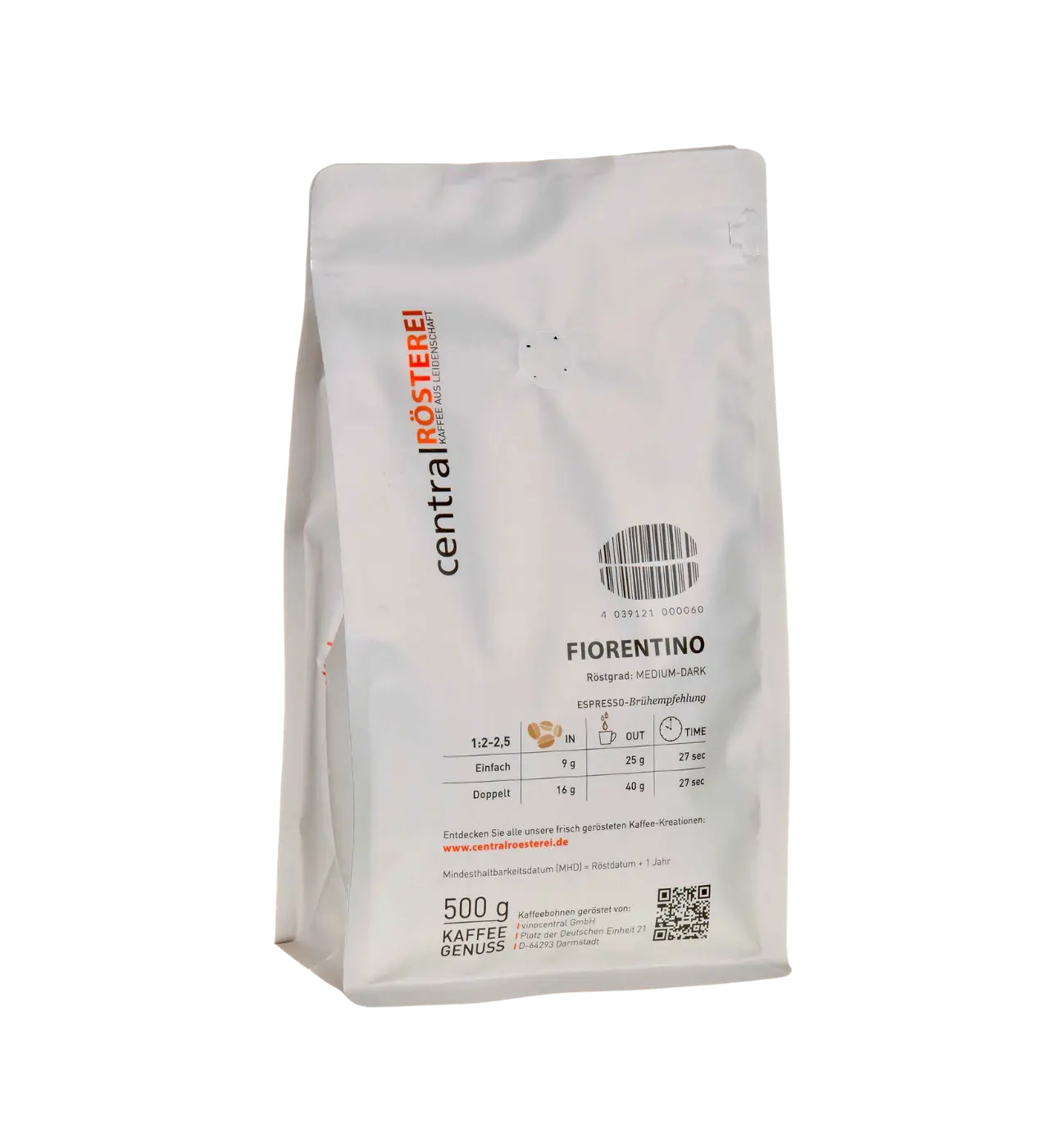 Fiorentino Von CentralRösterei Eine Elegante Arabica Robusta Kaffee Mischung Für Besondere Momente