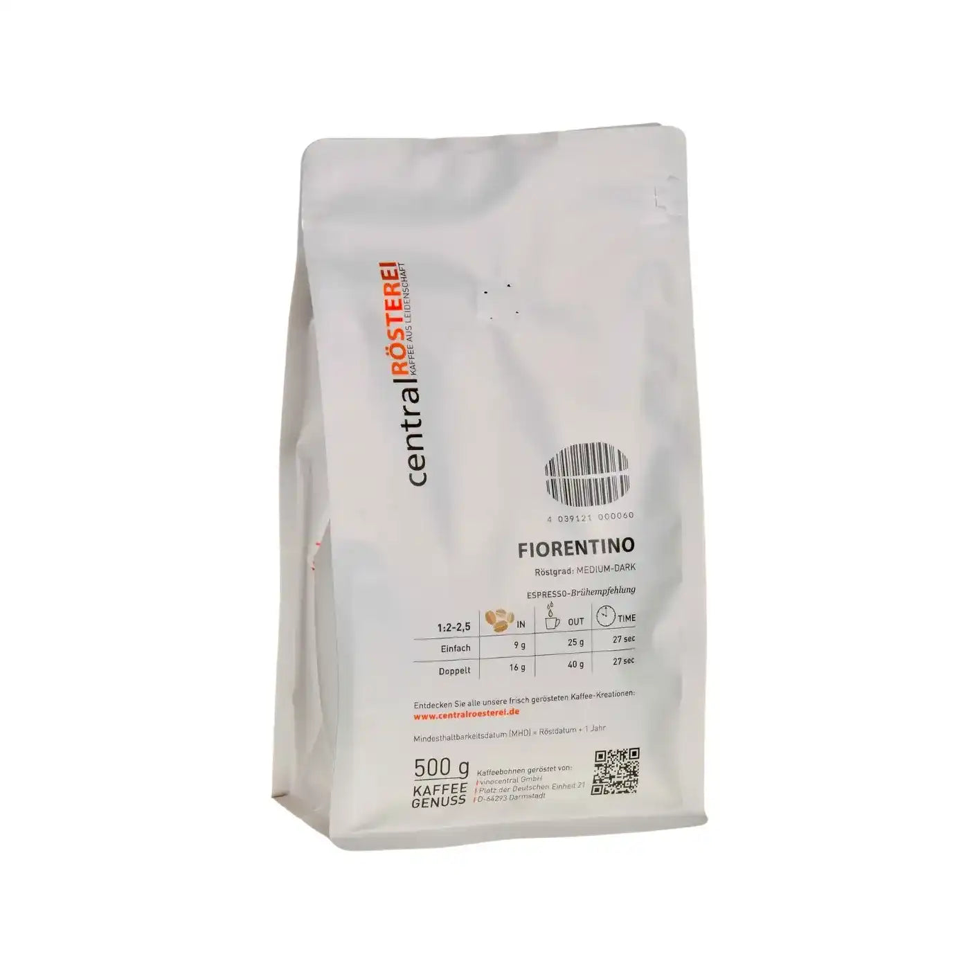 Fiorentino Von CentralRösterei Eine Elegante Arabica Robusta Kaffee Mischung Für Besondere Momente by RoasterGang