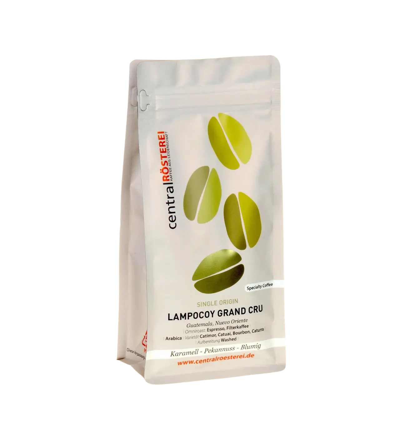 CentralRösterei Guatemala Lampocoy Grand Cru Arabica Vollmundig Mit Noten Karamell Und Charaktervoll Kaffee