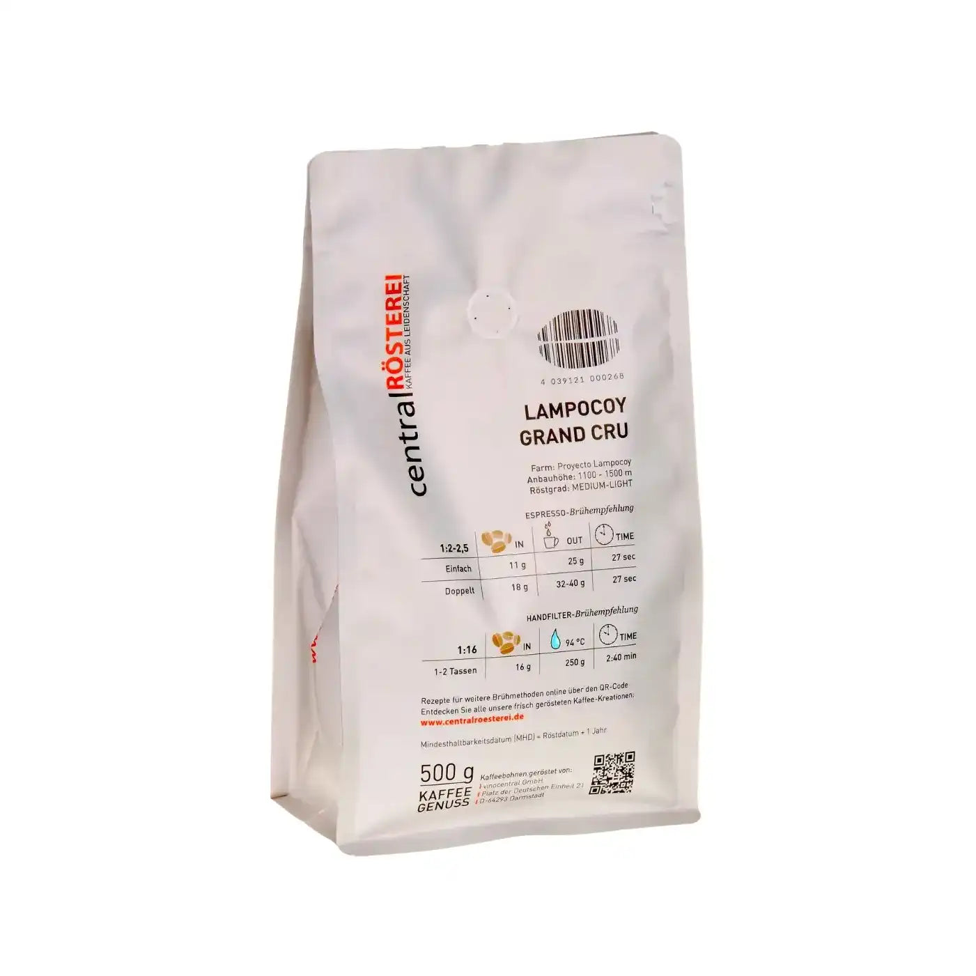 CentralRösterei Guatemala Lampocoy Grand Cru Arabica Vollmundig Mit Noten Karamell Und Charaktervoll Kaffee by RoasterGang