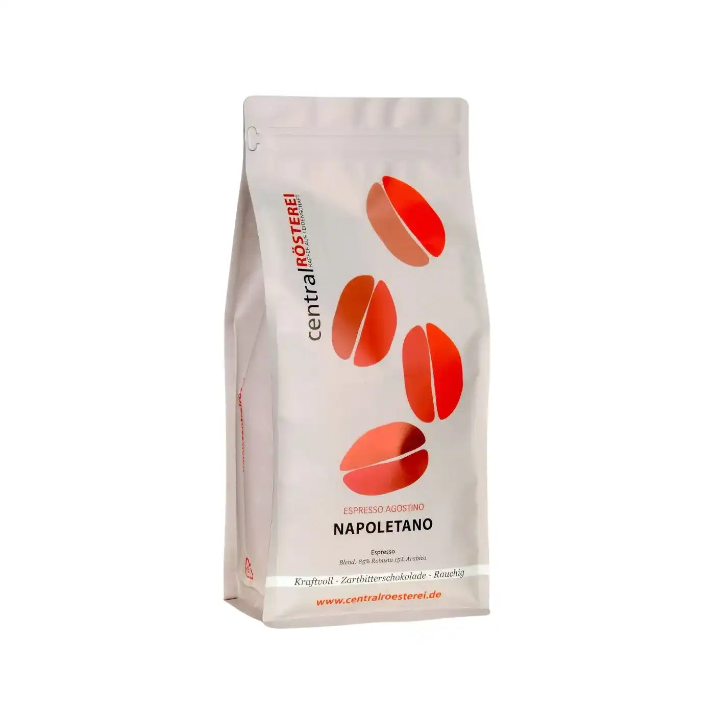 CentralRösterei Napoletano Espresso Mischung 85 Prozent Robusta 15 Prozent Arabica Kraftvoll Harmonisch Intensiv by RoasterGang