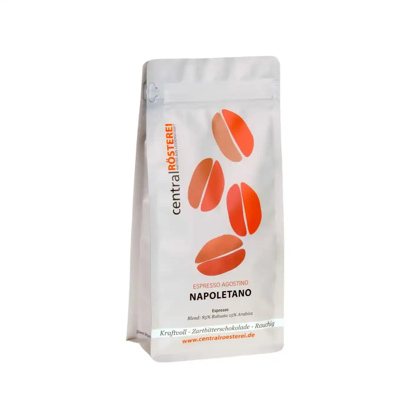 CentralRösterei Napoletano Espresso Mischung 85 Prozent Robusta 15 Prozent Arabica Kraftvoll Harmonisch Intensiv by RoasterGang