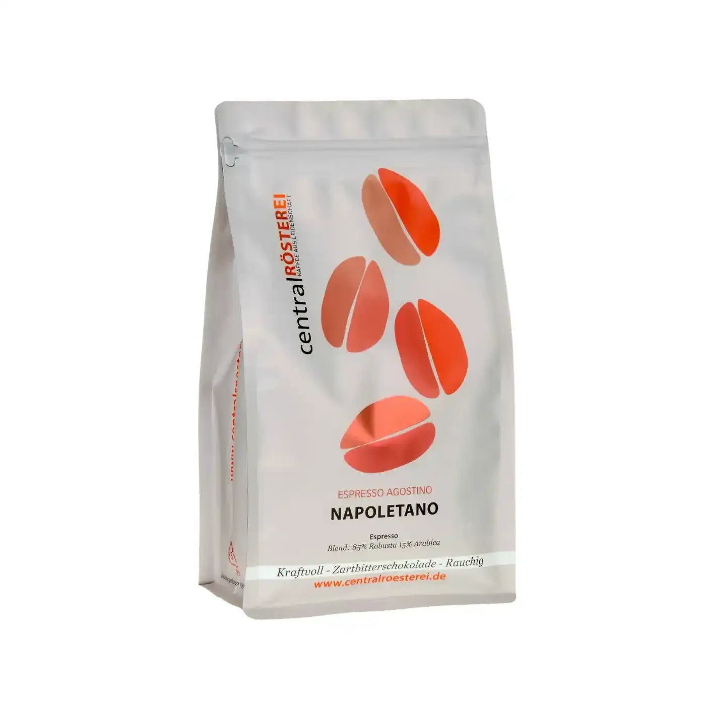 CentralRösterei Napoletano Espresso Mischung 85 Prozent Robusta 15 Prozent Arabica Kraftvoll Harmonisch Intensiv by RoasterGang