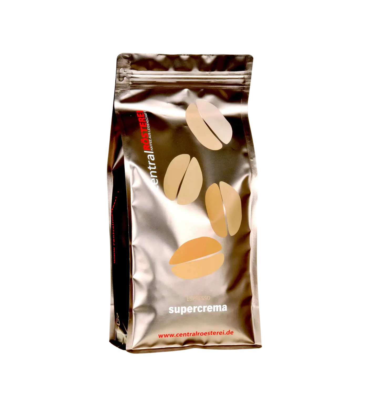 CentralRösterei Super Crema Espresso Dunkel Voluminös Bitterschokolade Robusta Wachmacher Kräftig Ideal Cappuccino