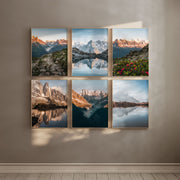 The Chamonix Collection – Set of 6 Alpine Prints