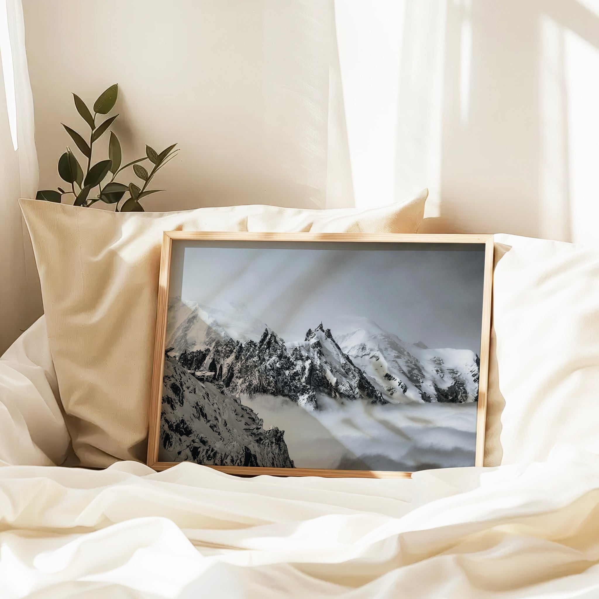 Aiguille du Midi Art Print – Mont Blanc Wall Art, Chamonix Photography
