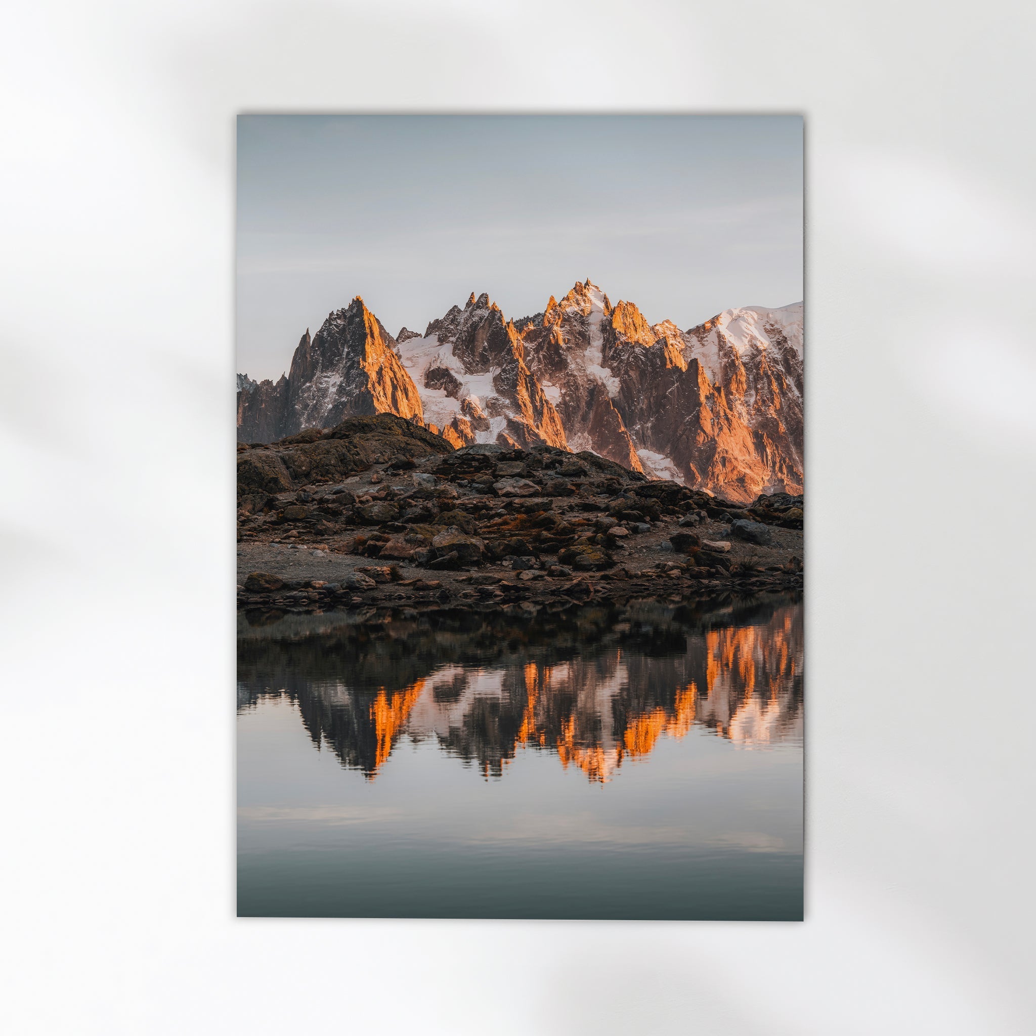 Lac Blanc Sunset Reflection – Chamonix Wall Art Print