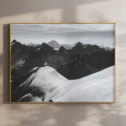 Chamonix Alpine Adventure - Mountaineers Wall Art Print | Fine Art Photography