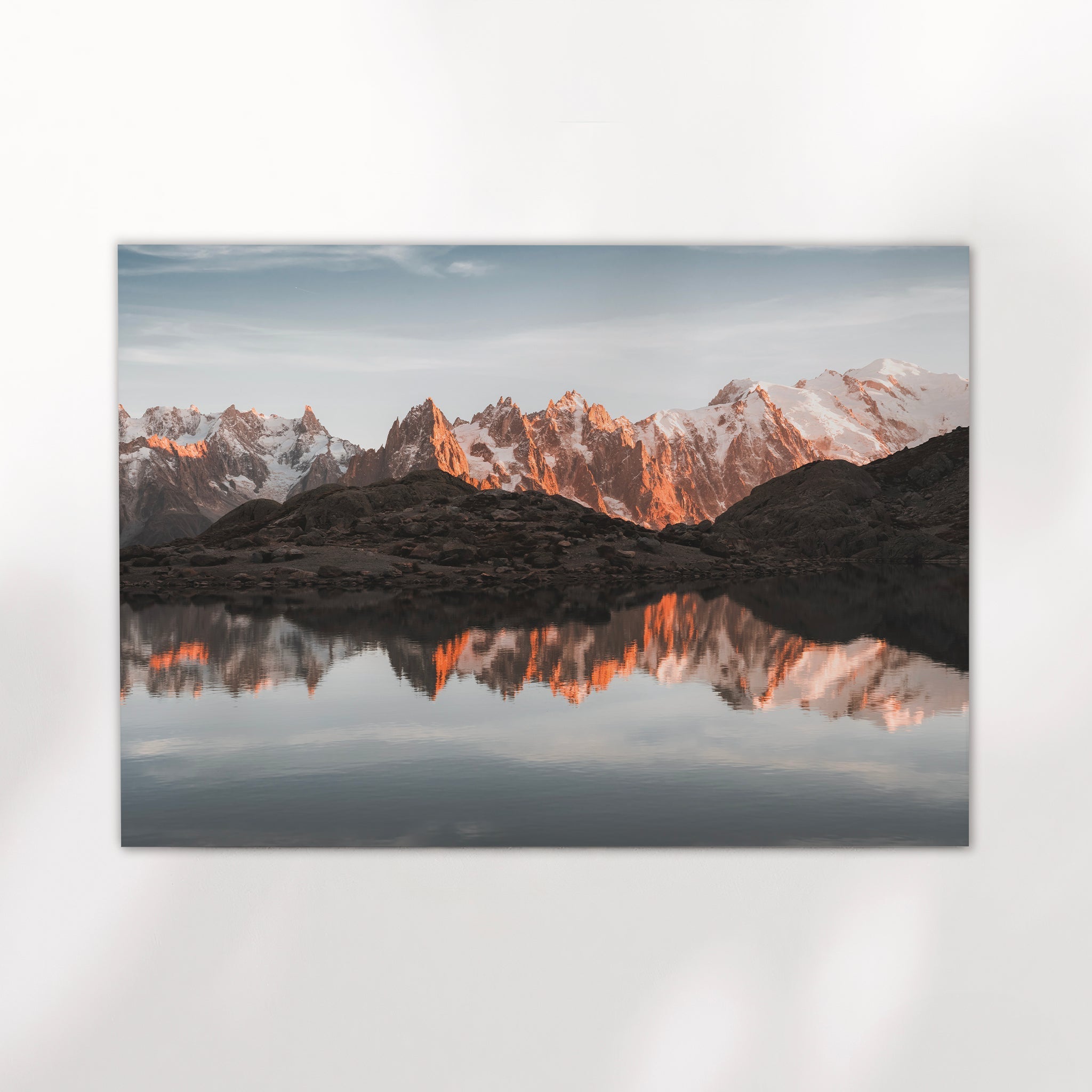 Lac Blanc - Reflections of the Mont Blanc Massif - Mountain Photography