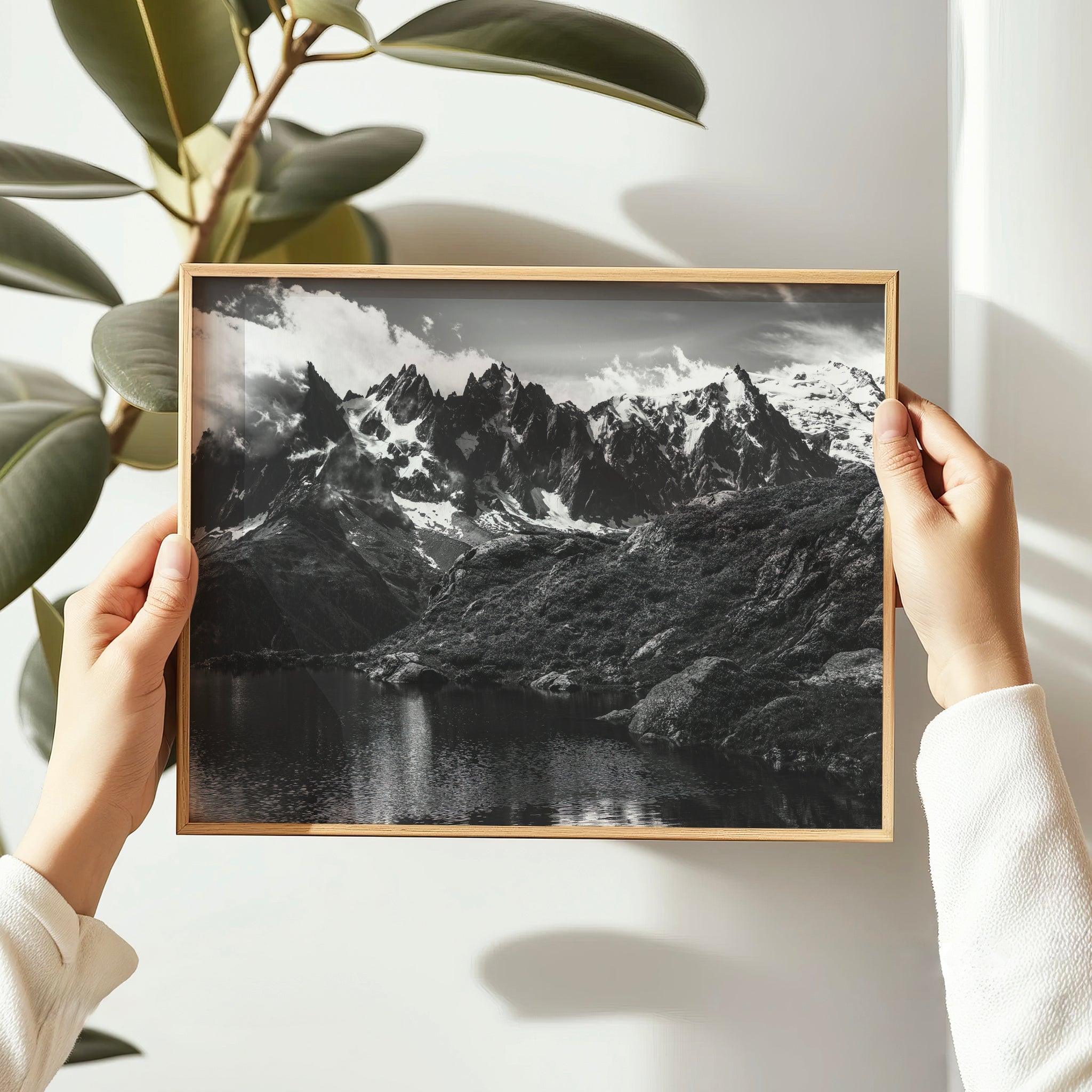 Lac Blanc Wall Art Print - Chamonix Mountain Landscape Photography