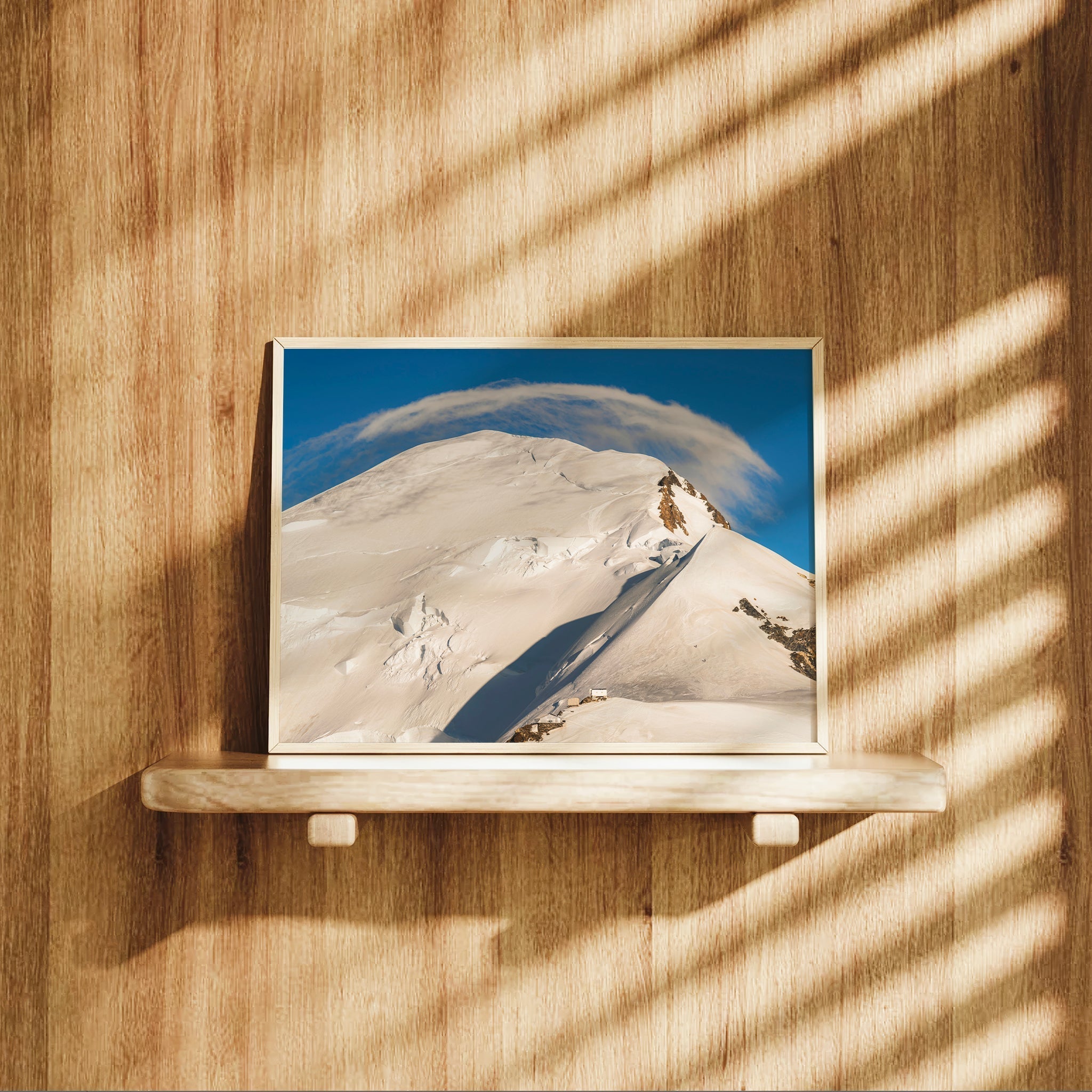 A Captivating View of the Mont Blanc Summit Route