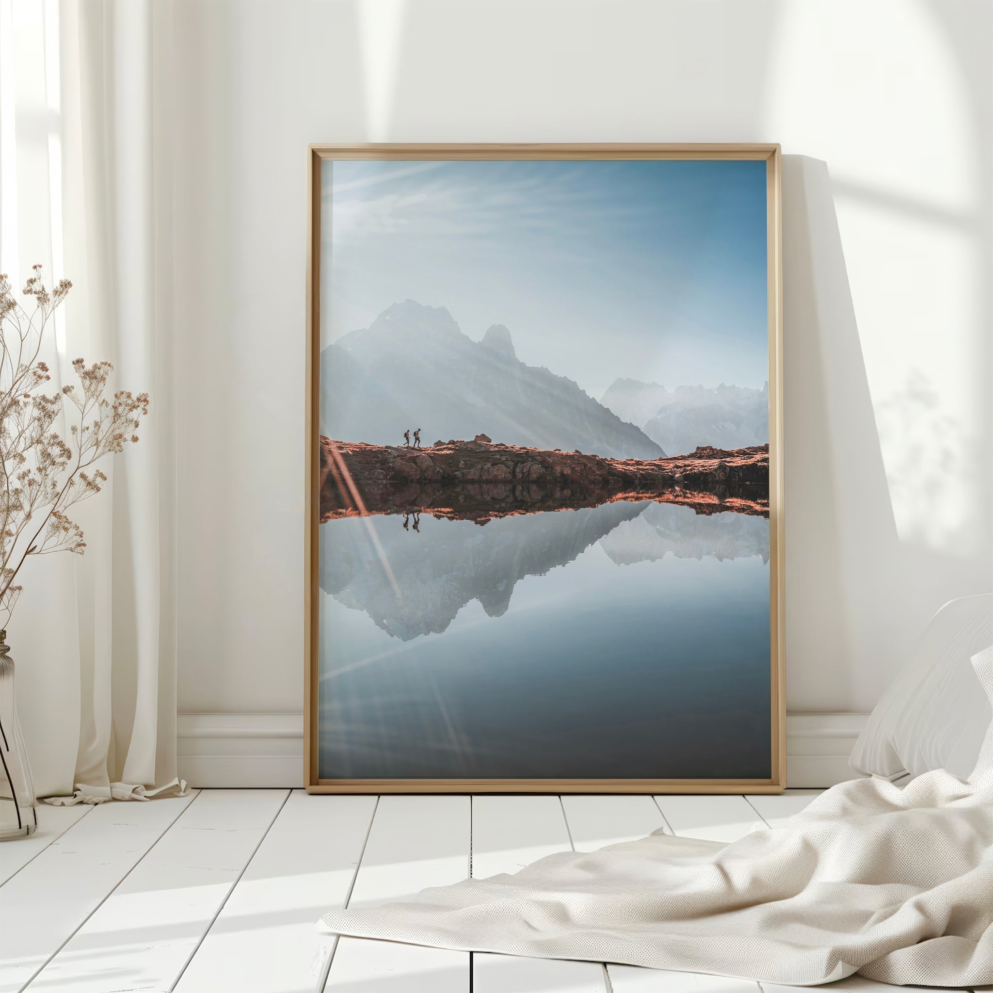 Lacs des Chéserys Reflection Print – Tour du Mont Blanc Wall Art