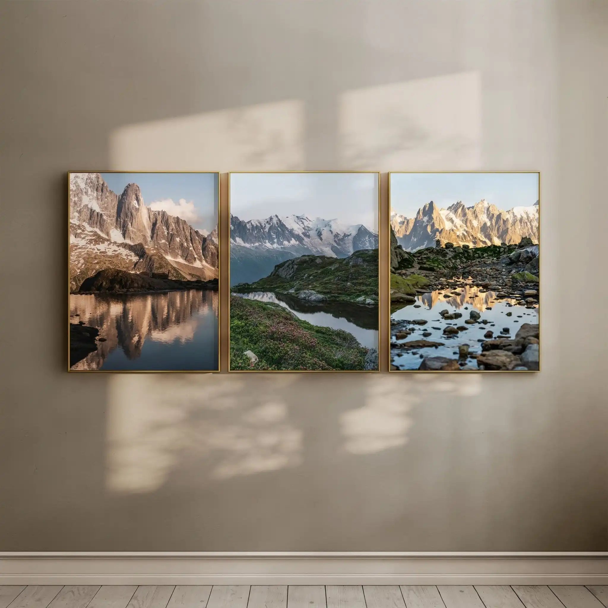 Chamonix Reflections - Mountain Wall Art - Landscape Photography Prints by Chamonix Prints