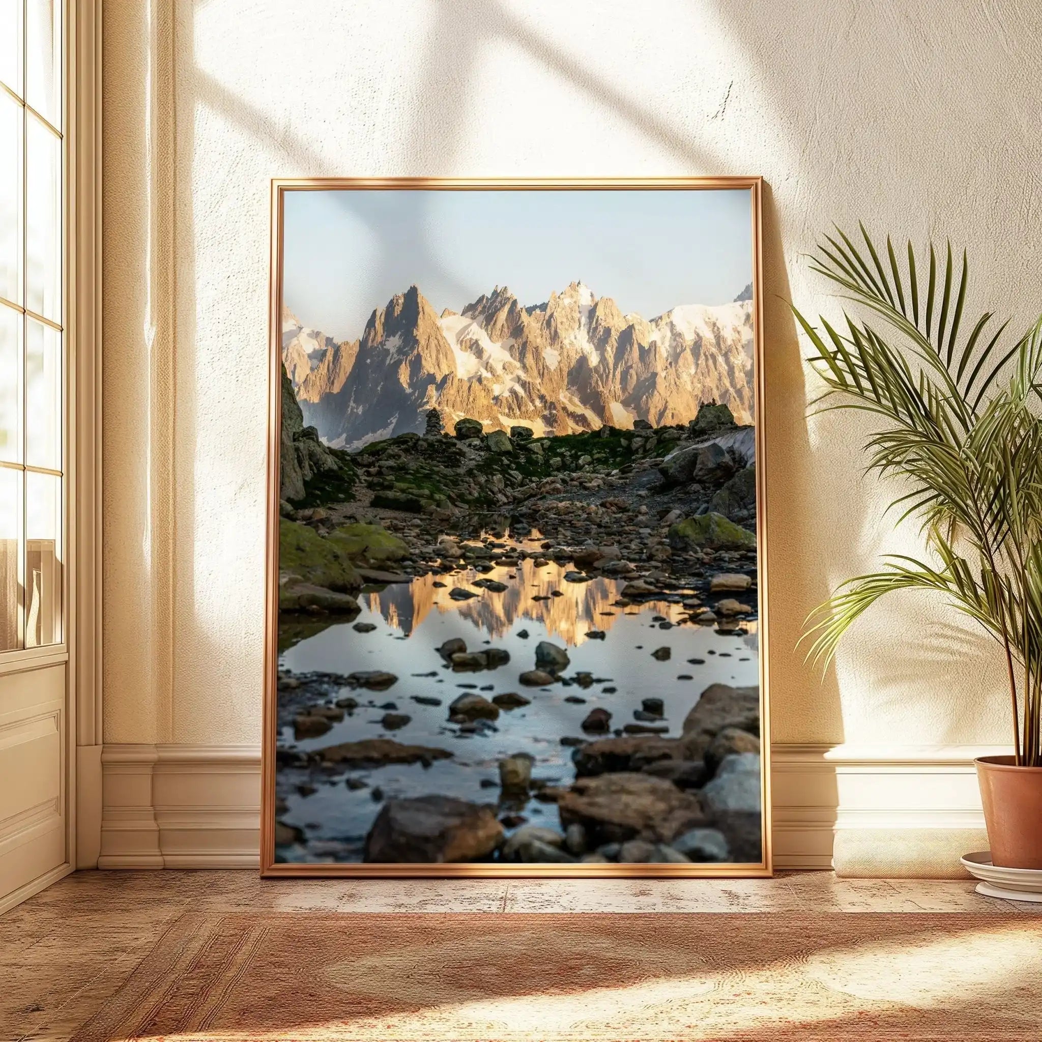 Chamonix Reflections - Mountain Wall Art - Landscape Photography Prints by Chamonix Prints