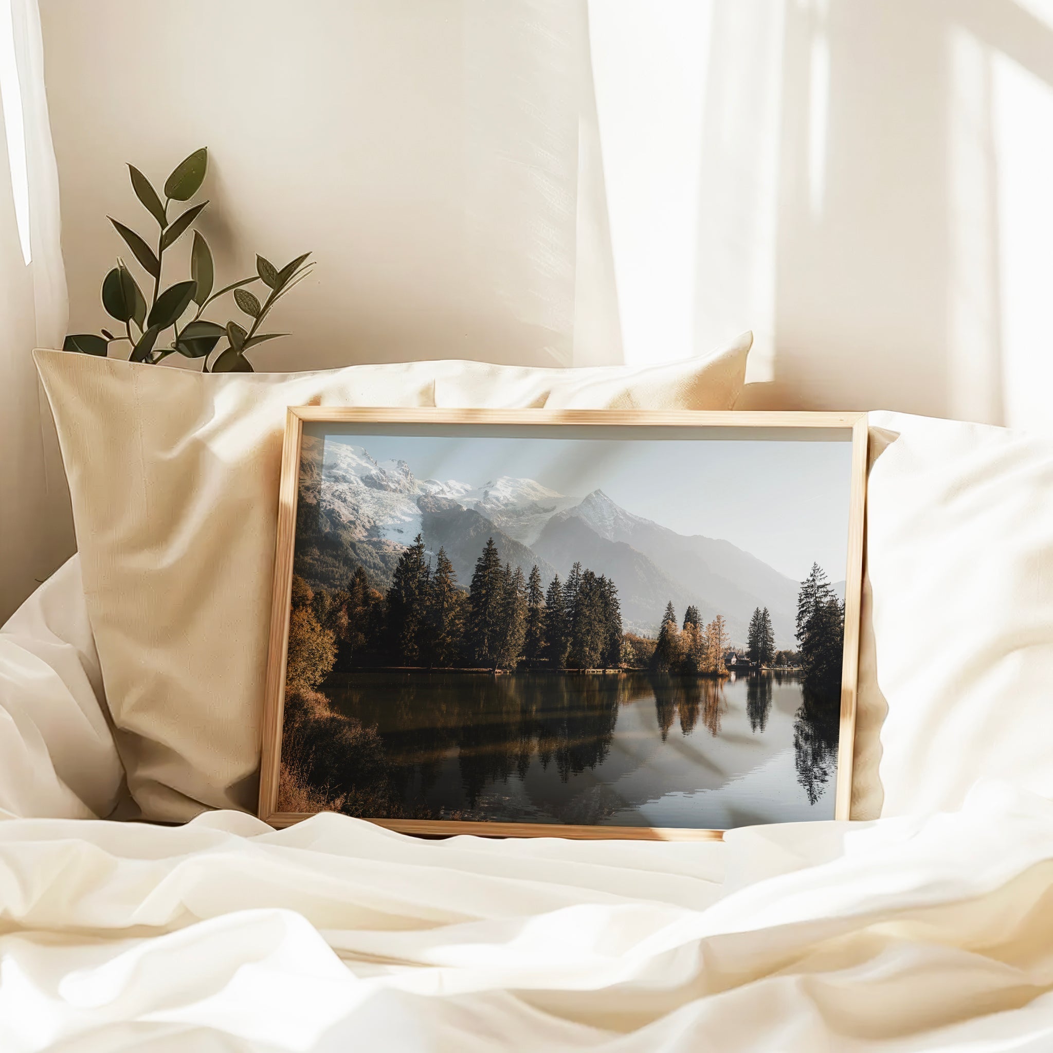 Lac des Gaillands Wall Art – Chamonix Landscape Print