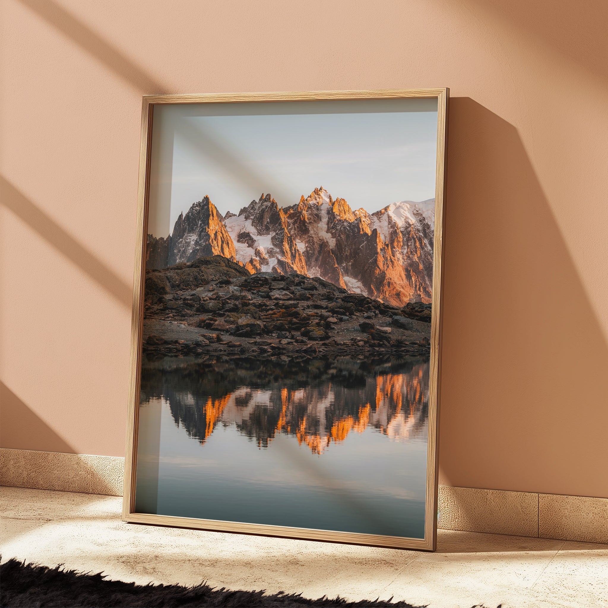 Lac Blanc Sunset Reflection – Chamonix Wall Art Print