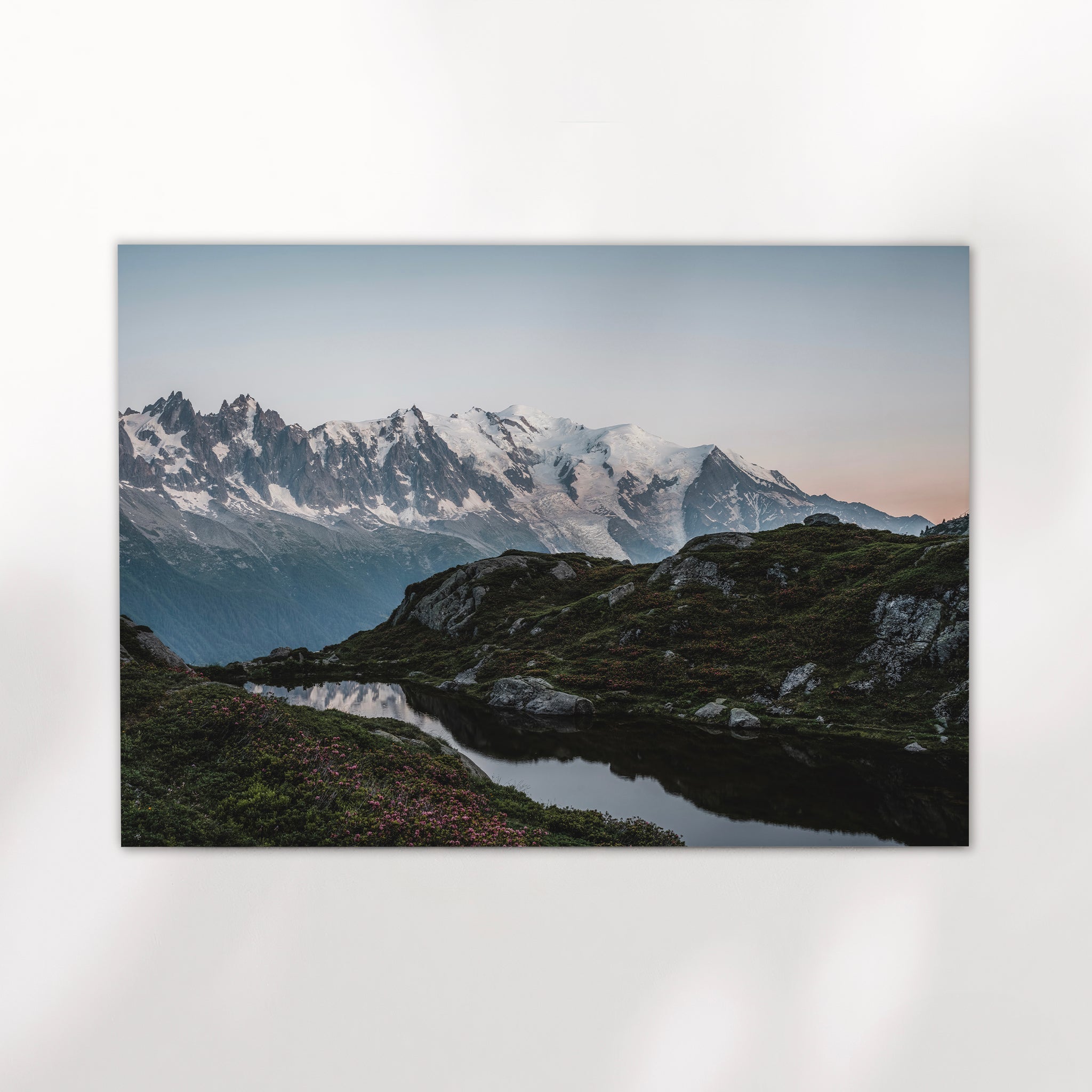 Lac de la Flégère, Chamonix Wall Art Print – Mont Blanc Alpine Lake Photography
