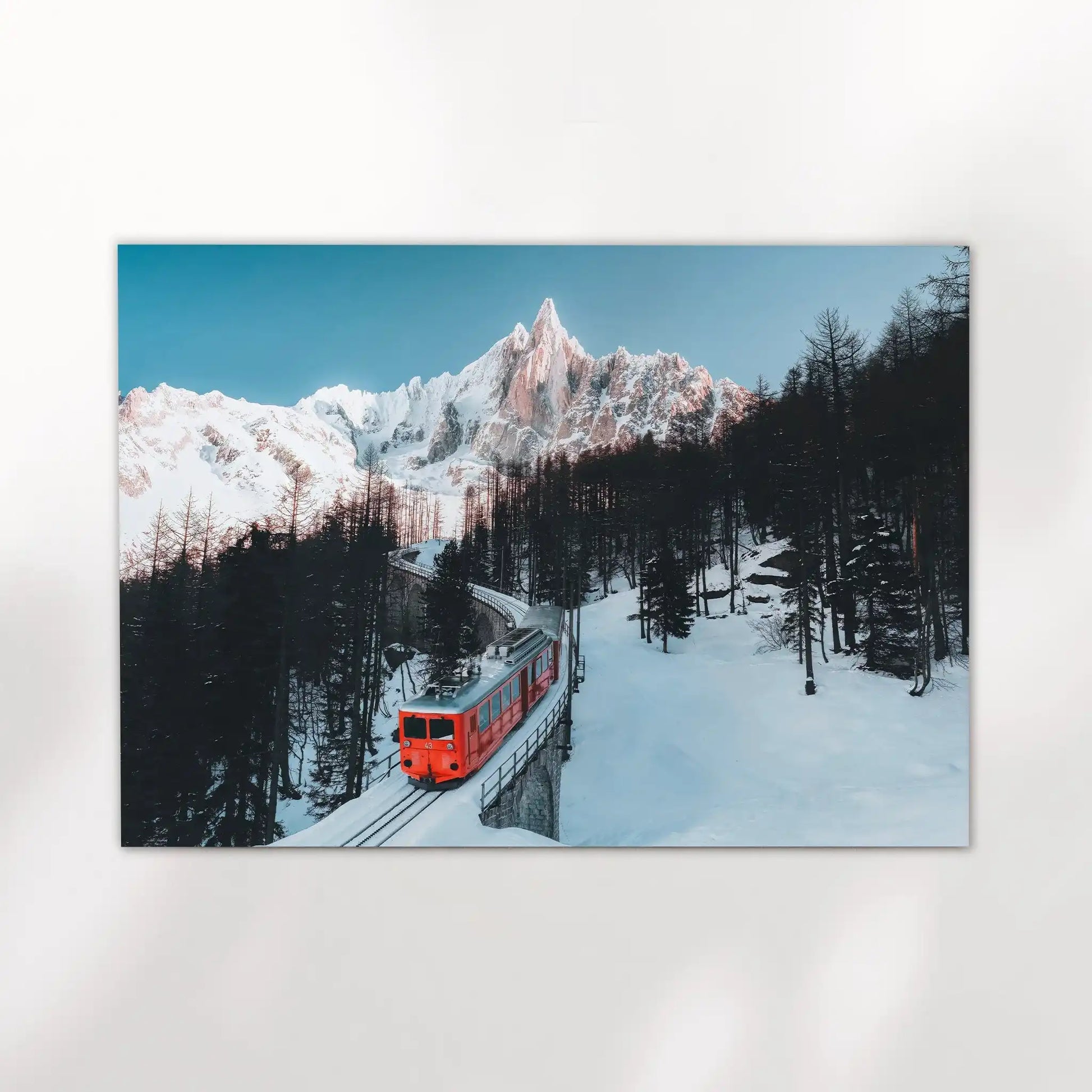 Mer de Glace et train du Montenvers, Chamonix by Chamonix Prints